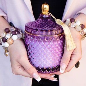 Heart and GEMS Signature Luxury Candle